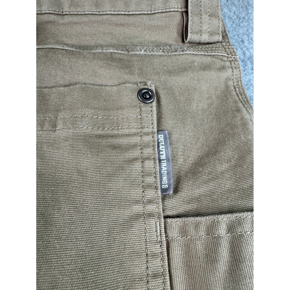Duluth Trading Co Flex Fire Hose Relaxed Fit Pants Khaki Tan Mens Big 48x30 - Picture 10 of 13